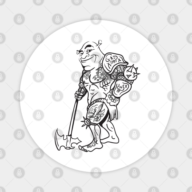 Shrek paladin Magnet by NE_KRASIVO